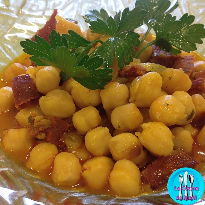 Garbanzos con chorizo