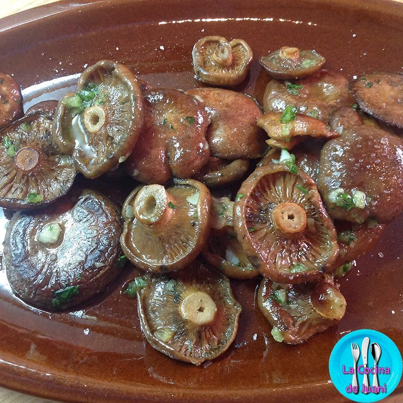 Níscalos a la plancha