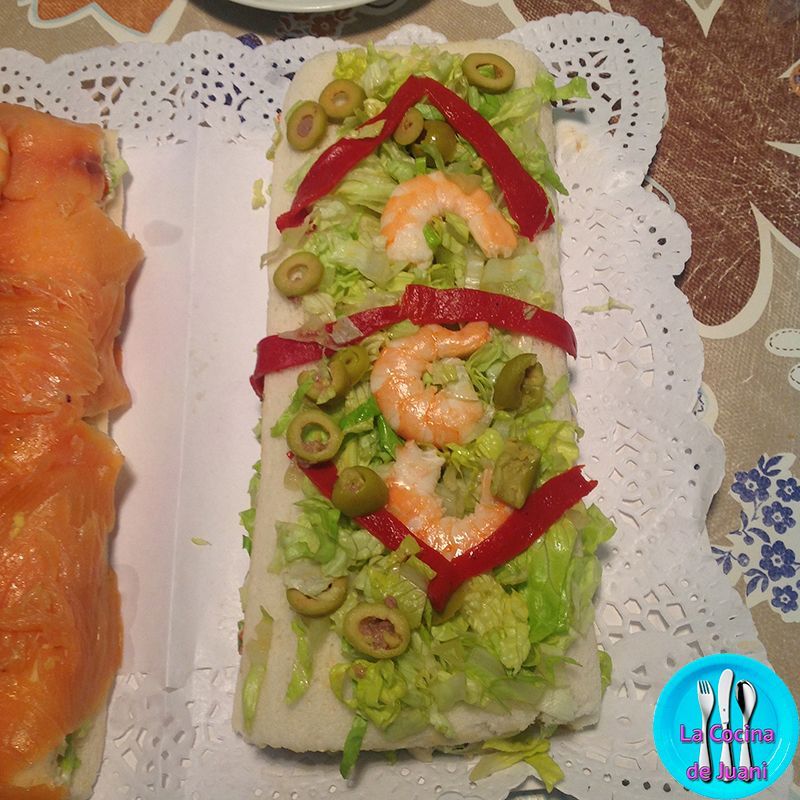 Pastel de verano con atún y anchoas