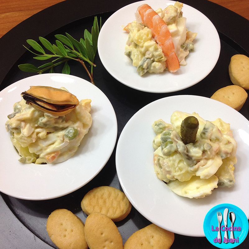 Tapas de ensaladilla