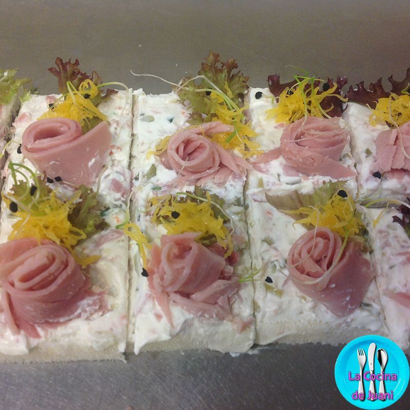 Canapés de jamón