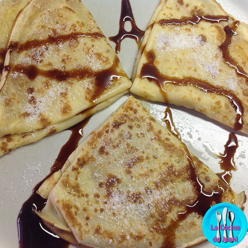 Crepes con caramelo