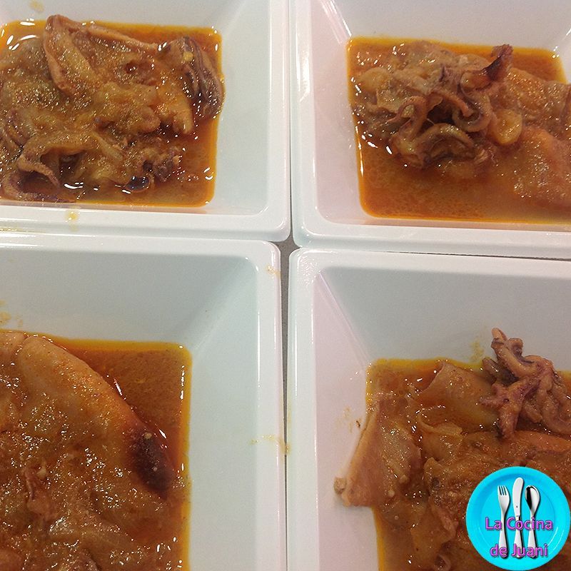 Calamarcitos encebollados