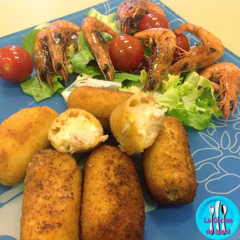 Croquetas de gambas