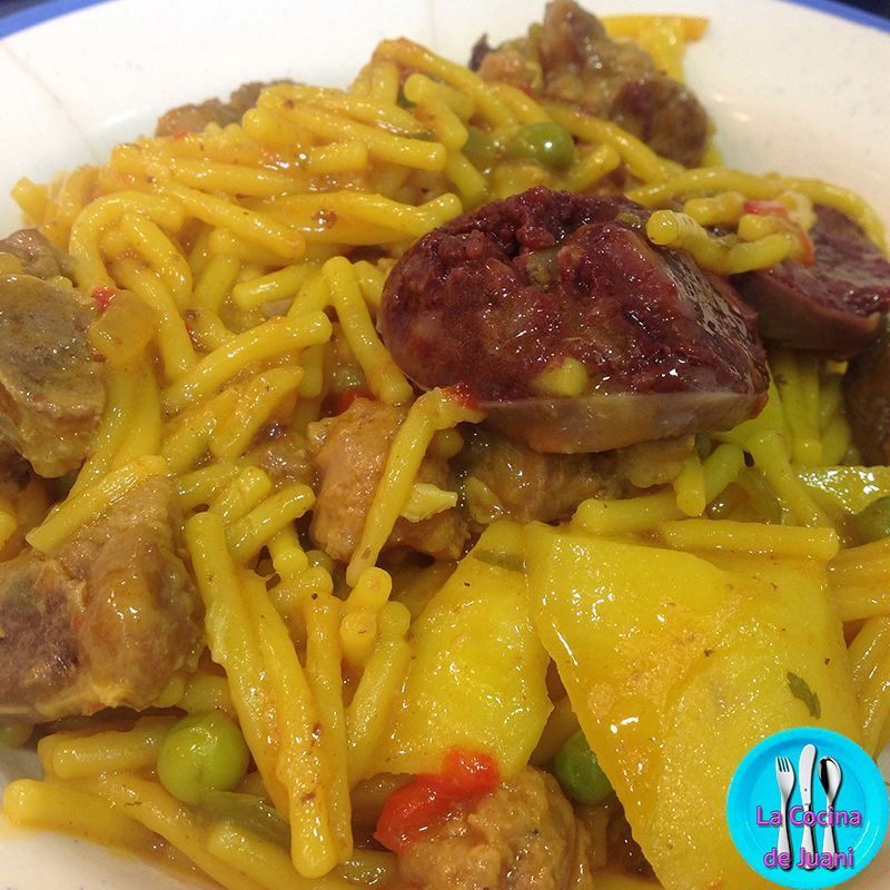 Fideos en cazuela