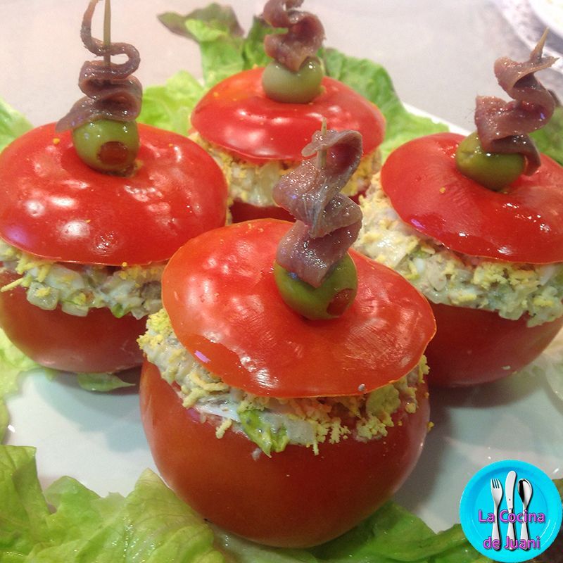 Tomates rellenos Mediterránea