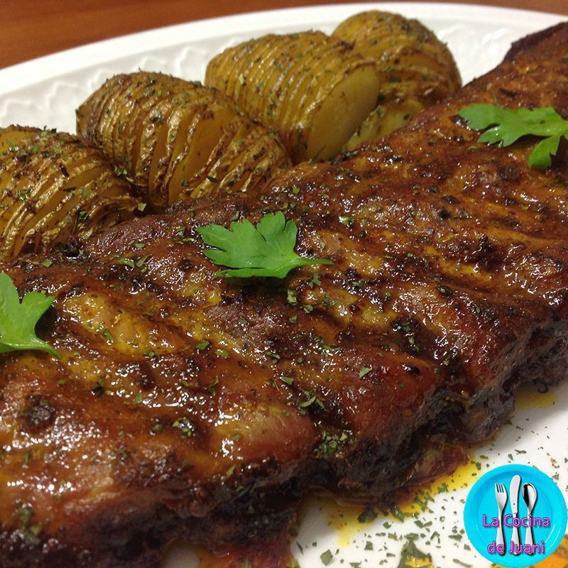 Costillar de cerdo adobado