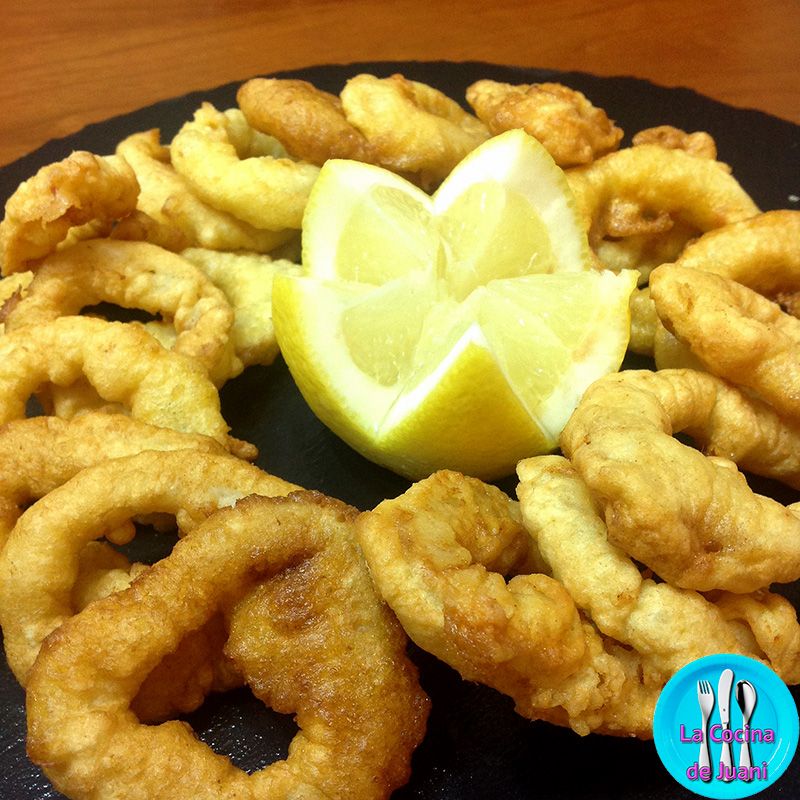 Calamares rebozados
