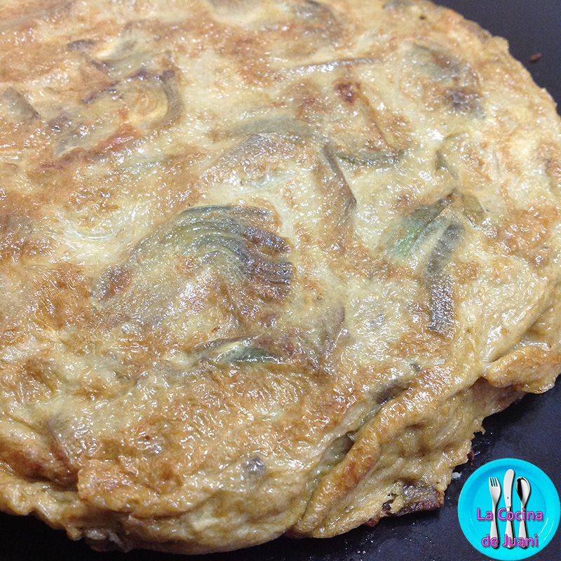 Tortilla de alcachofas