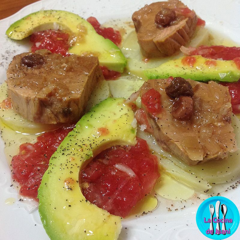 Ensalada de atún al Tinto Overo