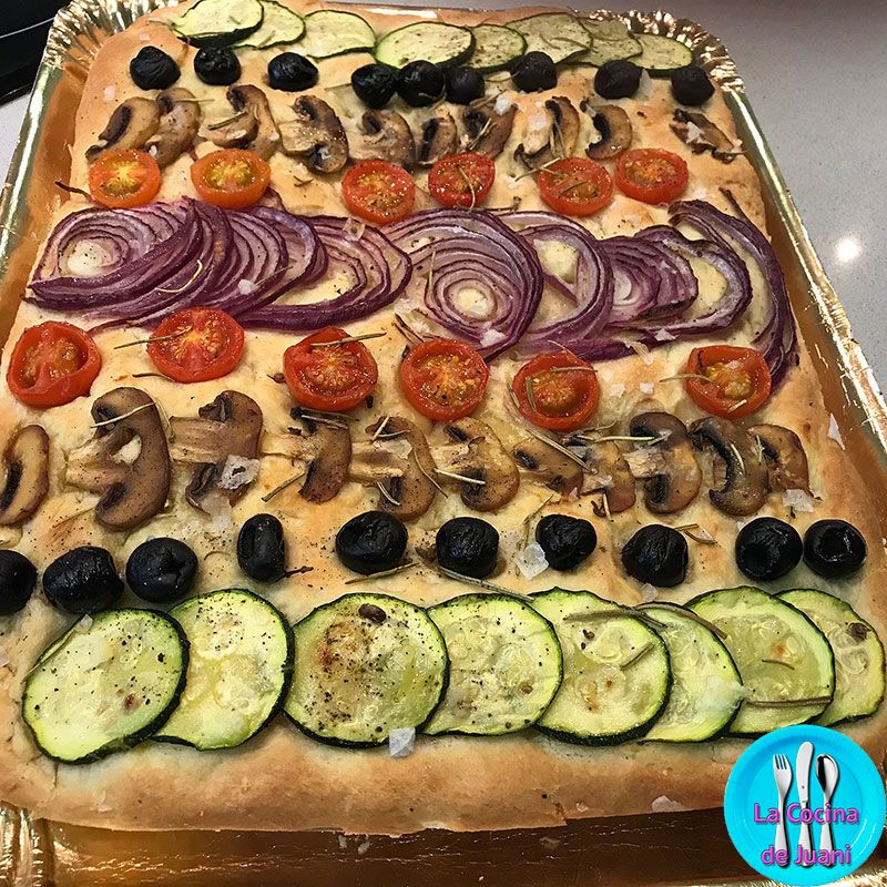 Focaccia de verduras