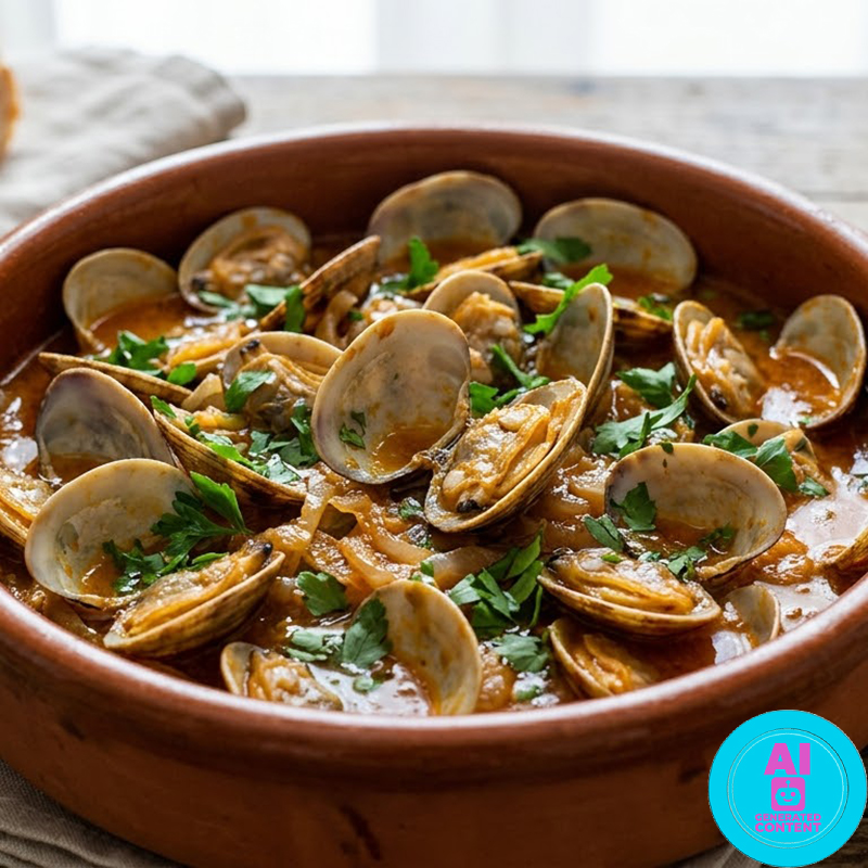 Almejas a la marinera