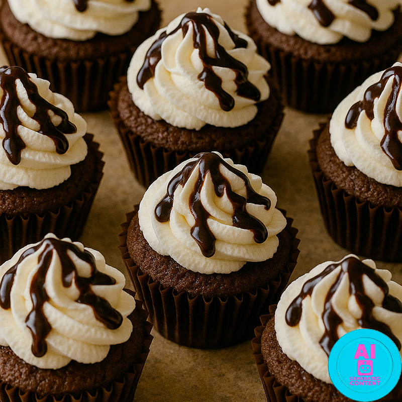 Cupcakes de chocolate