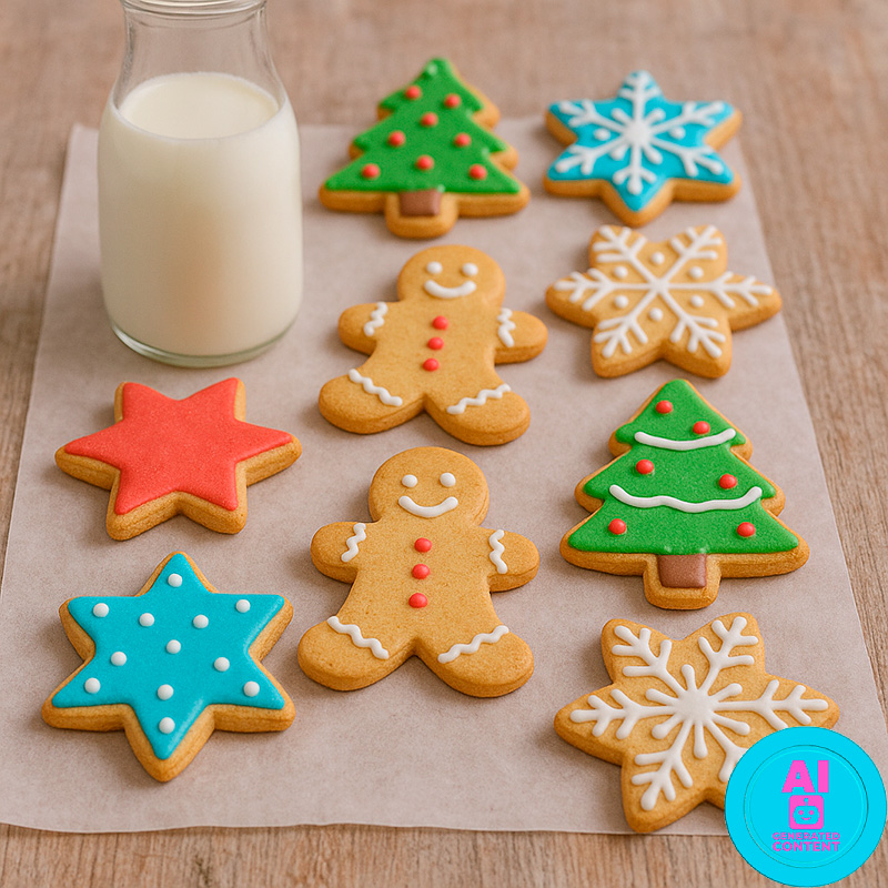 Galletas glaseadas de Navidad