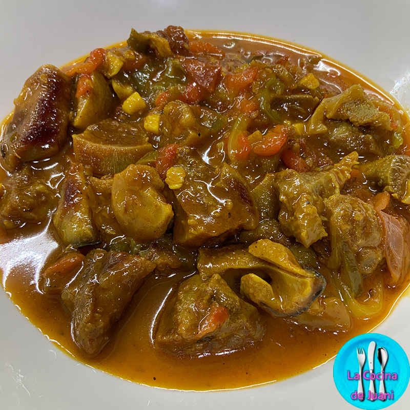 Morro de res en salsa