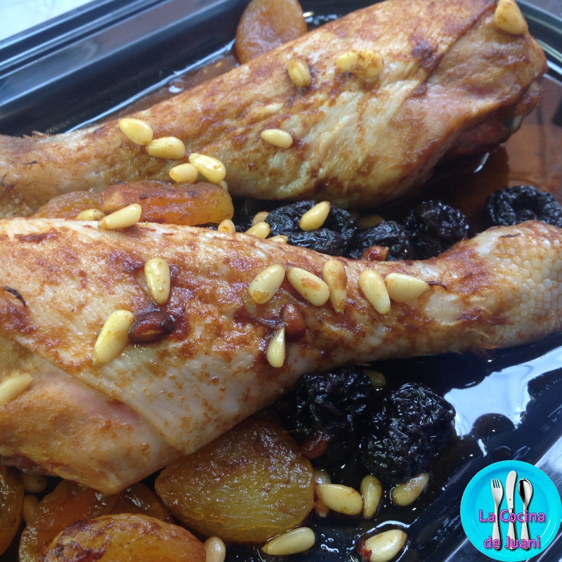 Muslos de pavo al horno