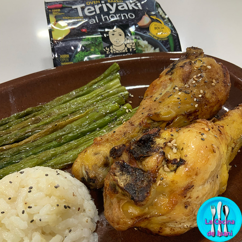 Muslos de pollo Teriyaki