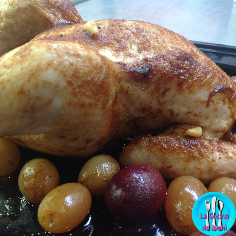 Pollo de payés asado