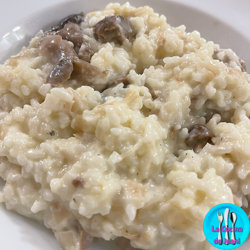 Risotto de setas y parmesano