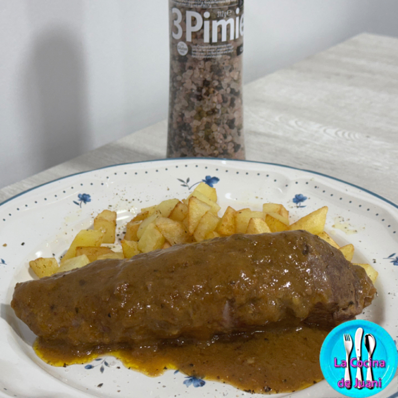Solomillo en salsa